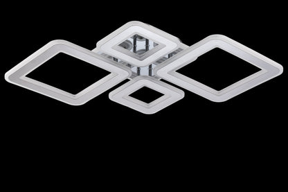 Lámpara de techo con 4 LEDS Gris