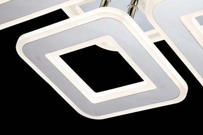 Lámpara de techo con 4 LEDS Gris