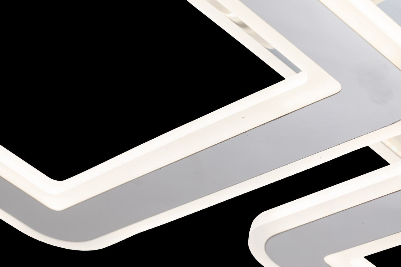 Lámpara de techo con 4 LEDS Gris