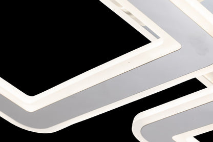 Lámpara de techo con 4 LEDS Gris