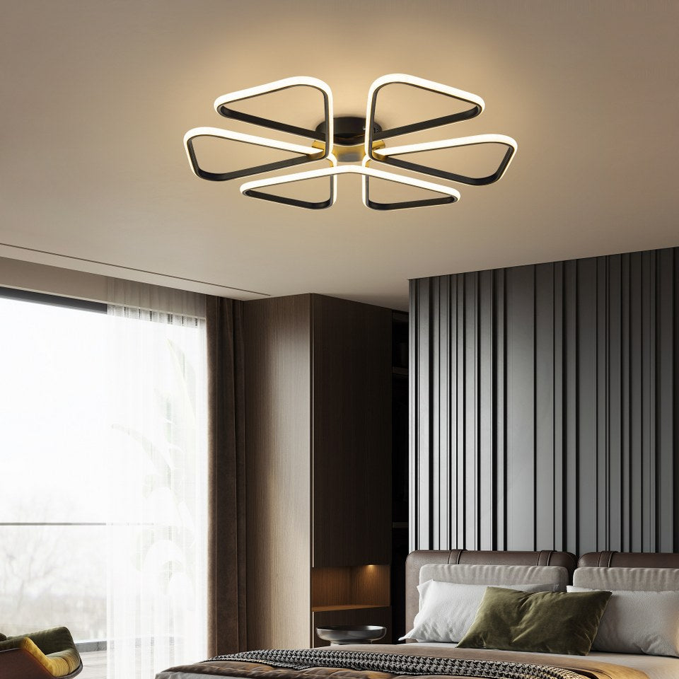 Lámpara de techo LED LOOP Negra | FL6016-C