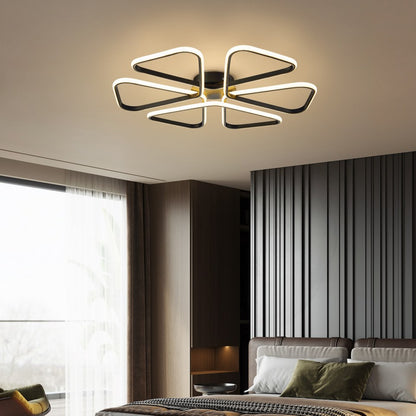 Lámpara de techo LED LOOP Negra | FL6016-C