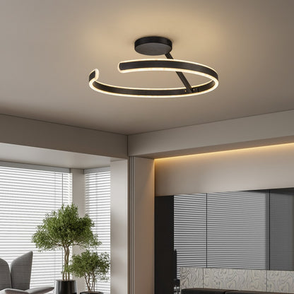 Lámpara de techo LED Arcus Negra | FL6027-C