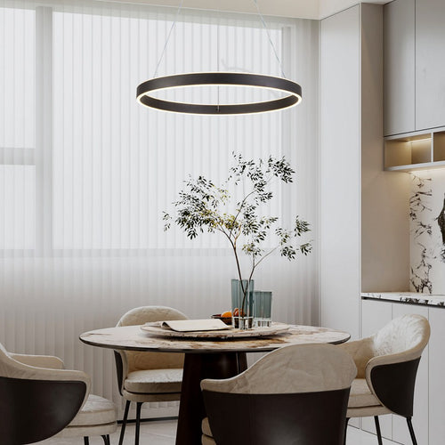Lámpara Colgante LED Helix | Negro CCT Atenuable - FL6032-1P