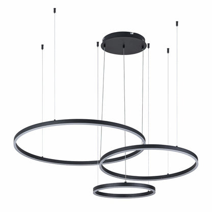 Lámpara Colgante LED Helix | Negro CCT Atenuable - FL6035-3P