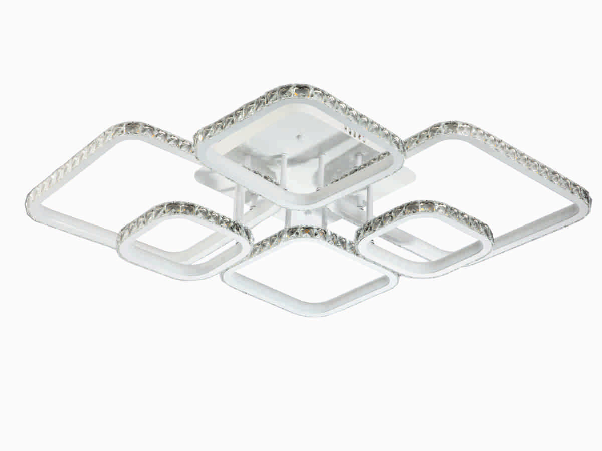 Lámpara de techo DIAMANT WH FL604-6C