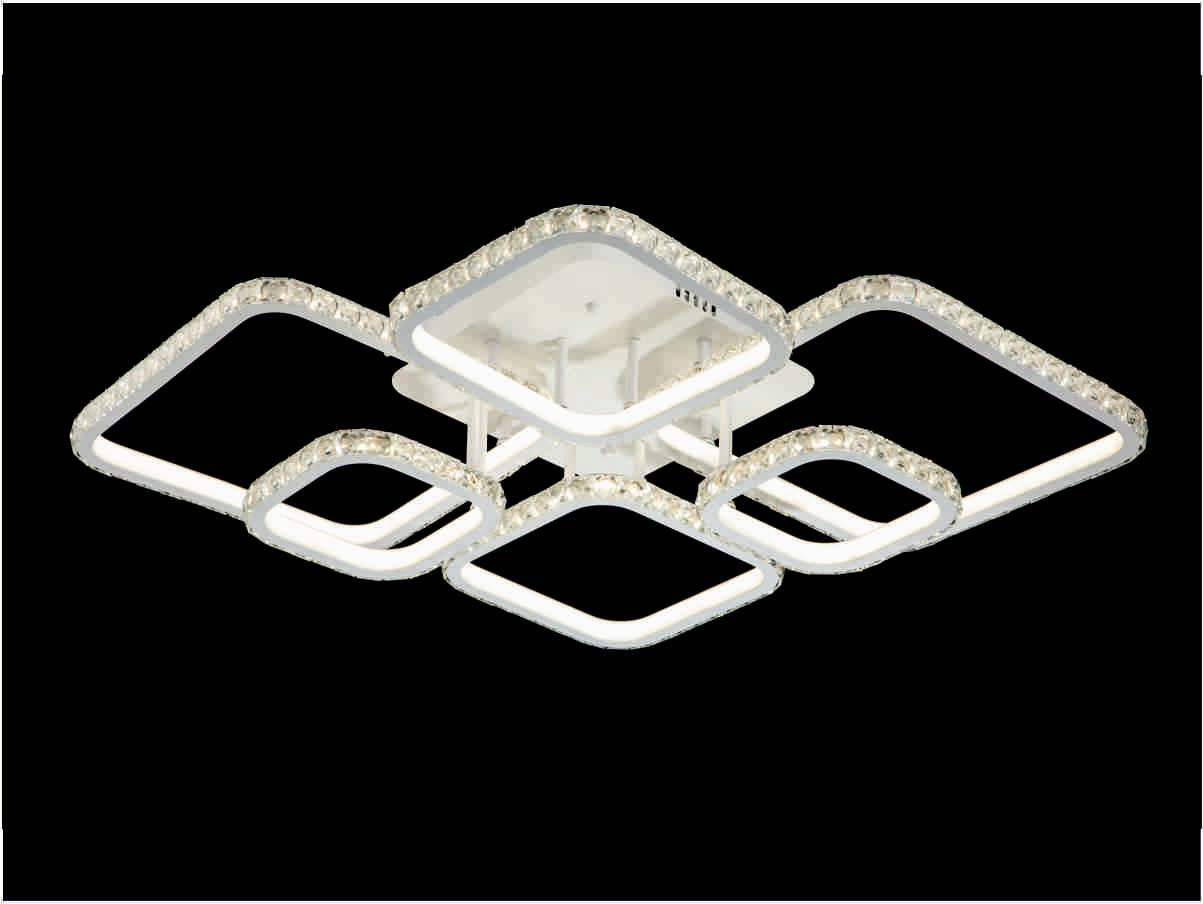 Lámpara de techo DIAMANT WH FL604-6C