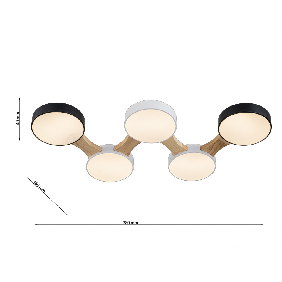 Plafón de Techo LED Nordic - FL638-5