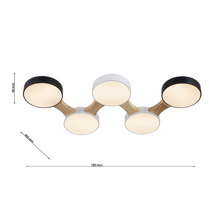 Plafón de Techo LED Nordic - FL638-5