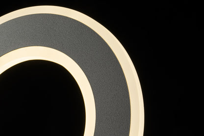 Aplique De Pared Led CCT Negro