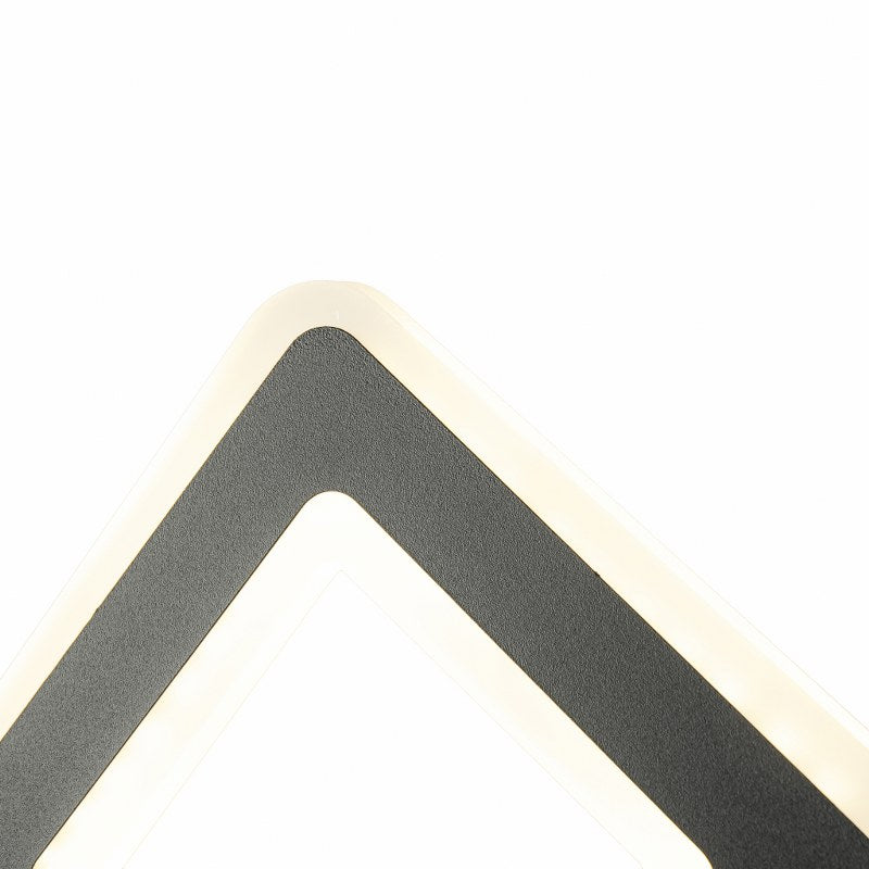 Aplique de Pared Cuadrado Led CCT Negro