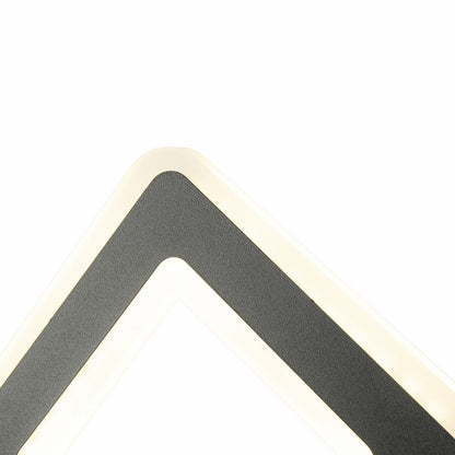 Aplique de Pared Cuadrado Led CCT Negro