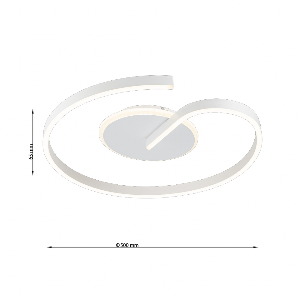 Lampara Led Spiral CCT Regulable Blanco