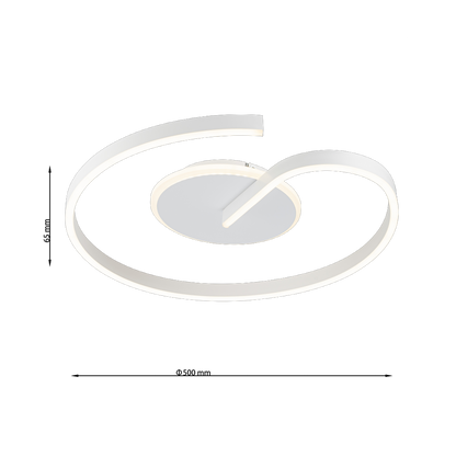 Lampara Led Spiral CCT Regulable Blanco