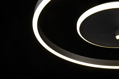 Lampara Led Spiral CCT Regulable Negro