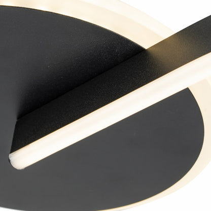 Lampara Led Spiral CCT Regulable Negro