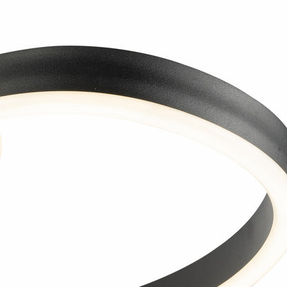 Lampara Led Spiral CCT Regulable Negro
