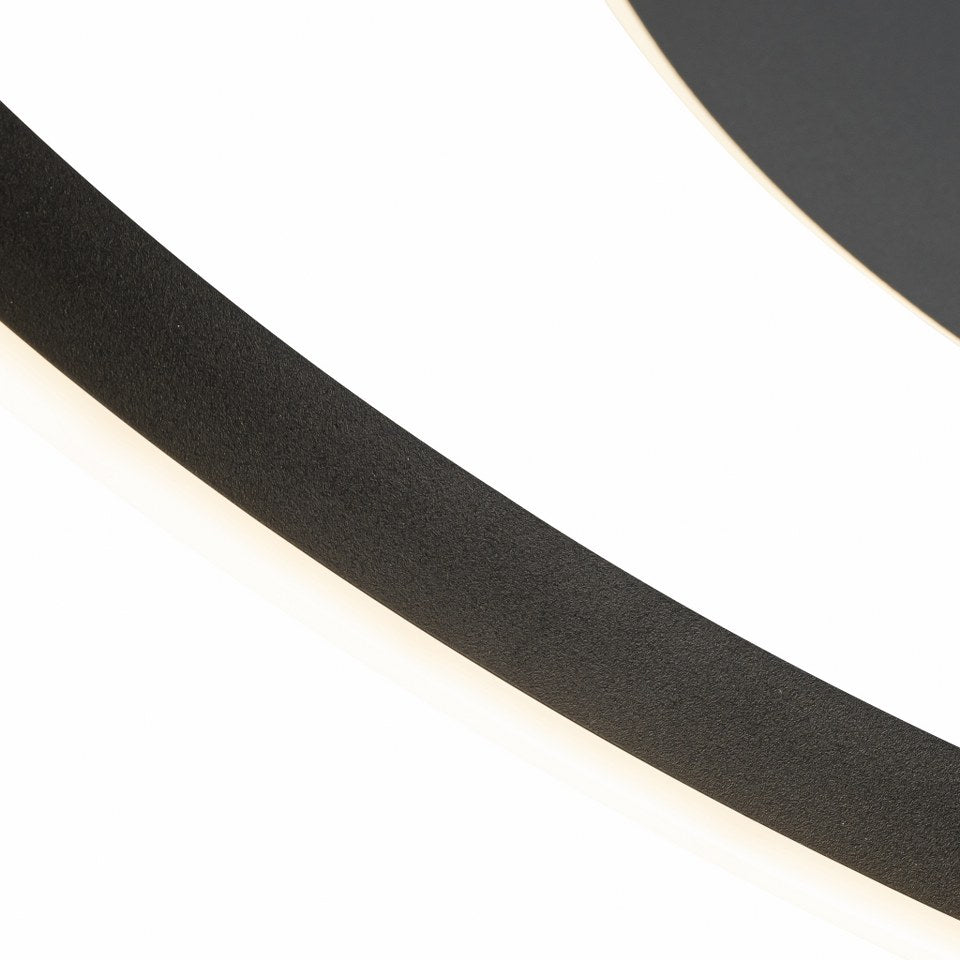 Lampara Led Spiral CCT Regulable Negro