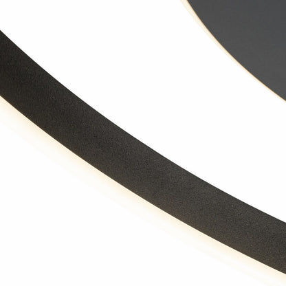 Lampara Led Spiral CCT Regulable Negro