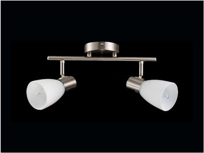 Aplique de pared negro metalizado bombilla E14 BATH FL703-2w