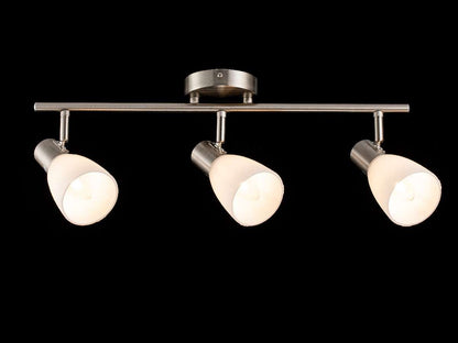 Aplique pared con 3 salidas metalizado  E14 BATH FL703-3w