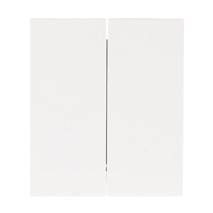 Interruptor Doble Diseño Minimalista | Blanco / Negro / Gris
