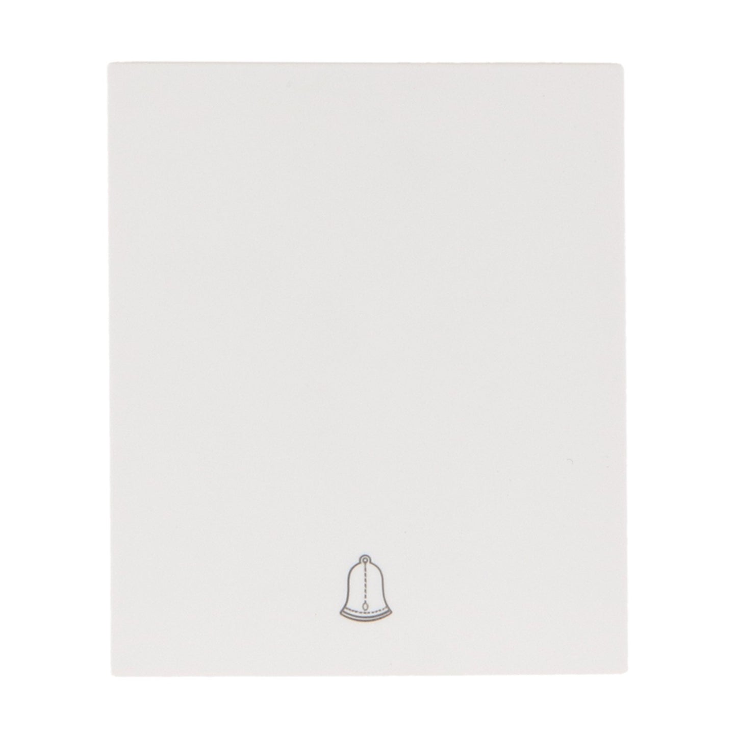 Interruptor Simple Pulsador Timbre Diseño Minimalista | Blanco / Negro / Gris
