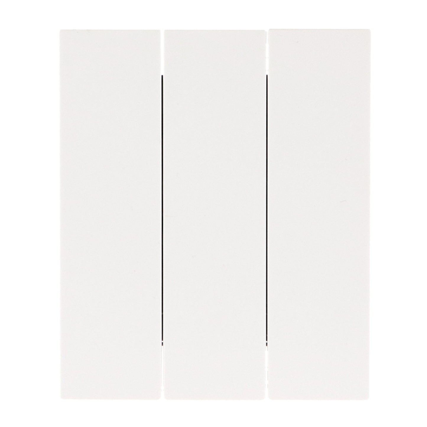 Interruptor Simple Triple Diseño Minimalista | Blanco / Negro / Gris