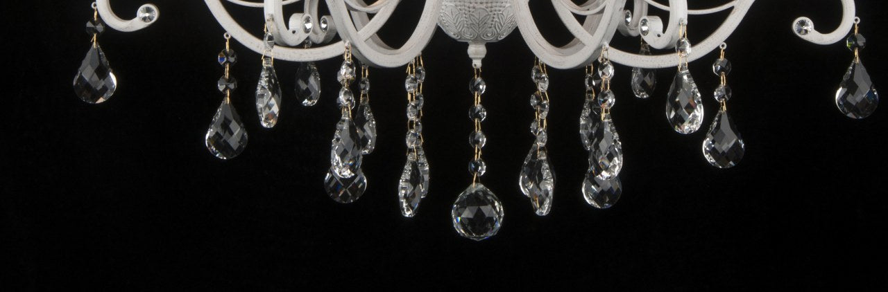 Lámpara de araña GRAZIA WHITE LP290-6