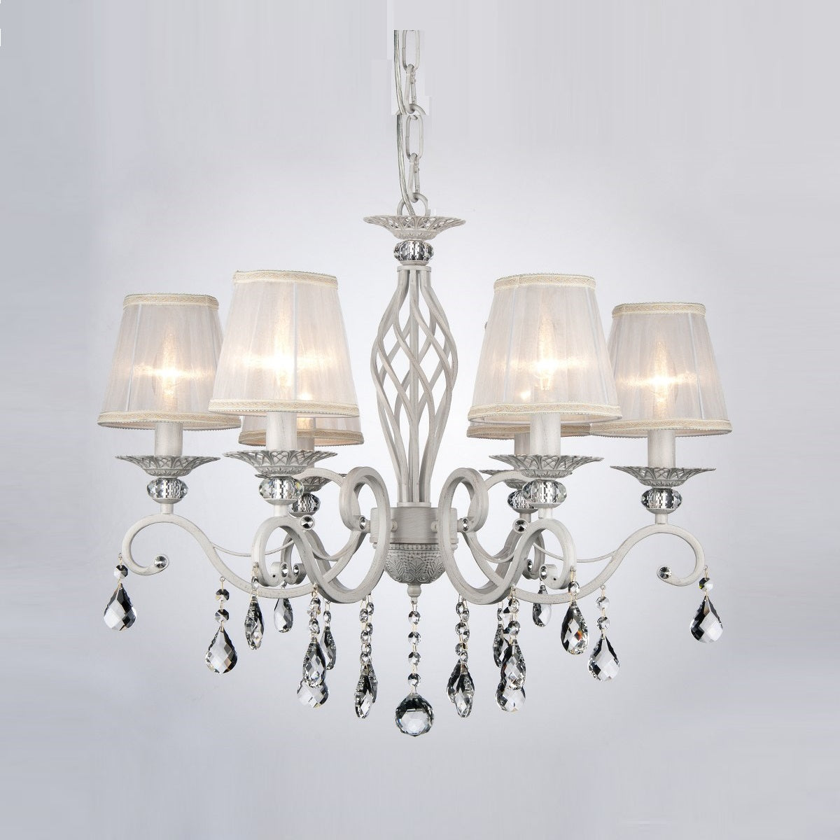 Lámpara de araña GRAZIA WHITE LP290-6