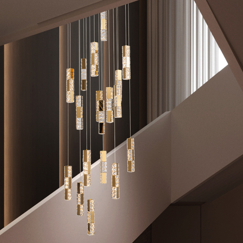 Lámpara colgante Stair LP128-18GD
