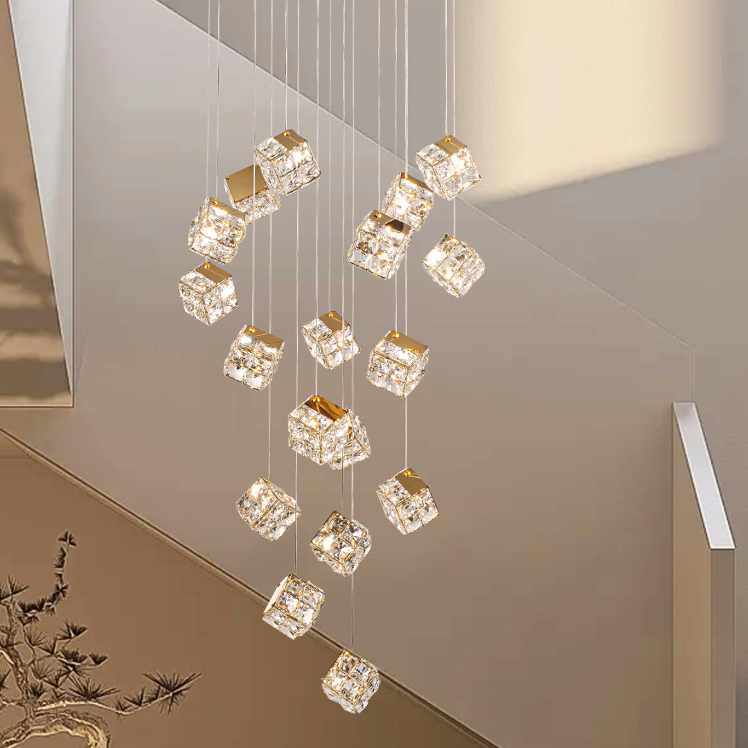 Lámpara colgante Stair LP129-18GD