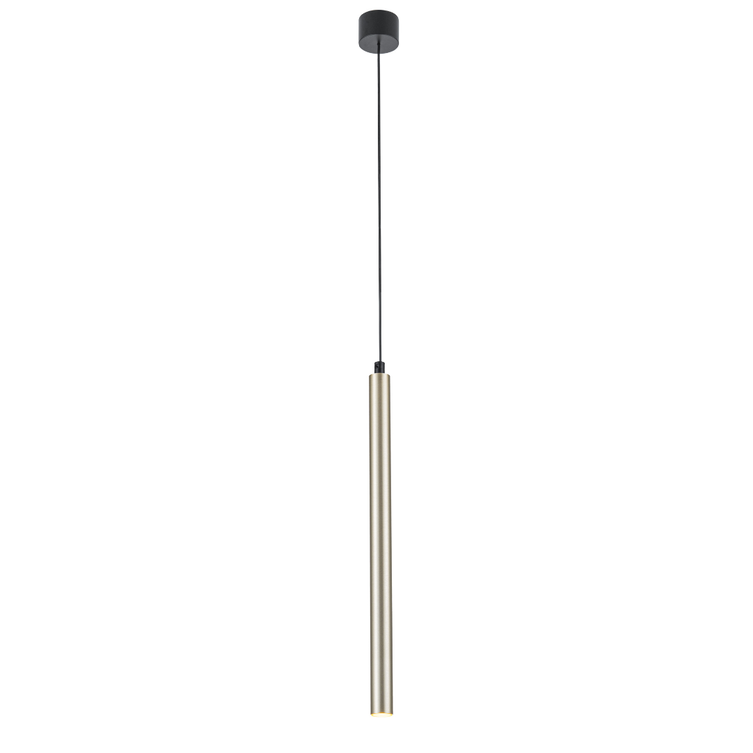 Lámpara Colgante LED Metal Habitación THIN | Níquel-LP761-1P