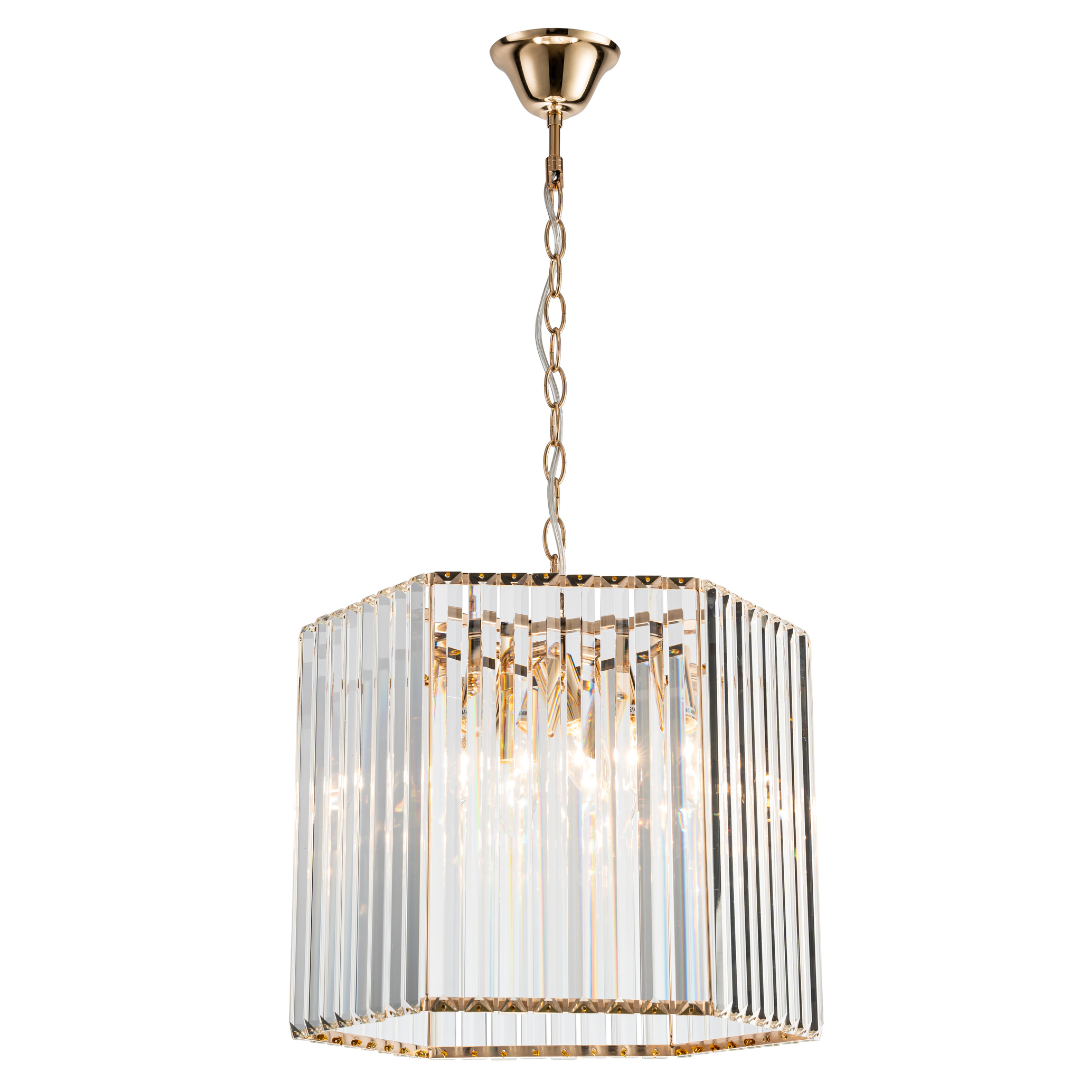 Lámpara de cristal HEXCRIS - CLN186-D40