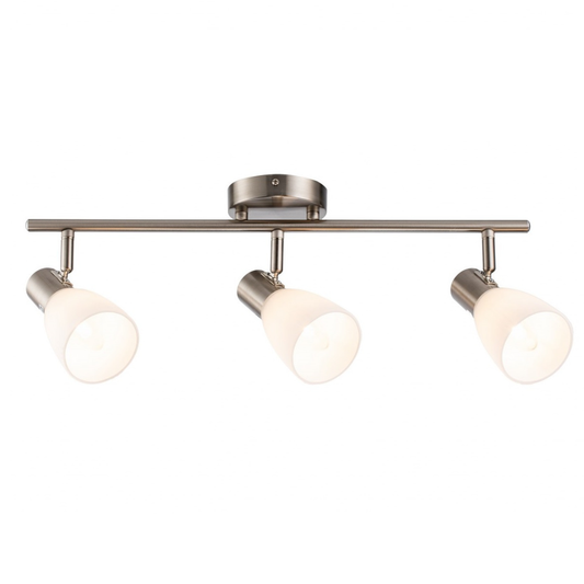 Aplique pared con 3 salidas metalizado  E14 BATH FL703-3w