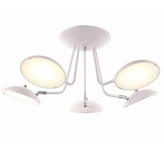 Lámpara LED Orientable Techo Salón NASHVILLE | Blanco 5 Luces