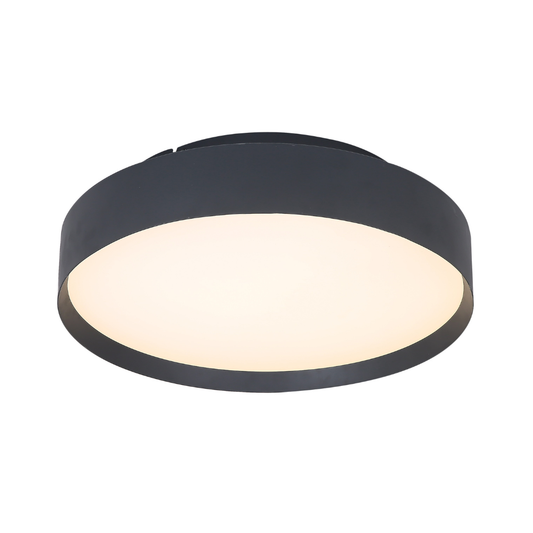 Plafón LED Circular Techo Salón MODO | Negro Ø45 cm 4000K