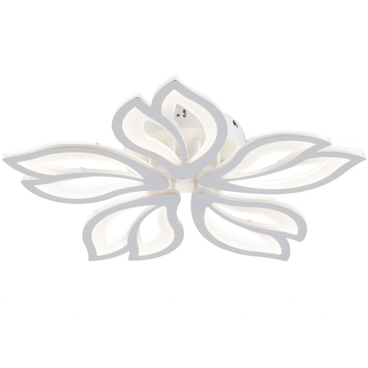 Lámpara LED Floral Techo Salón FLEUR | Blanco CCT