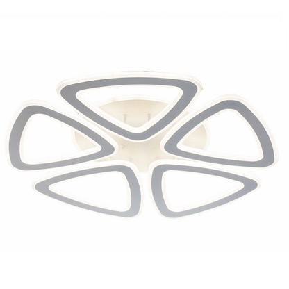 Lámpara LED Geométrica Techo Salón MILEAUR | Blanco CCT