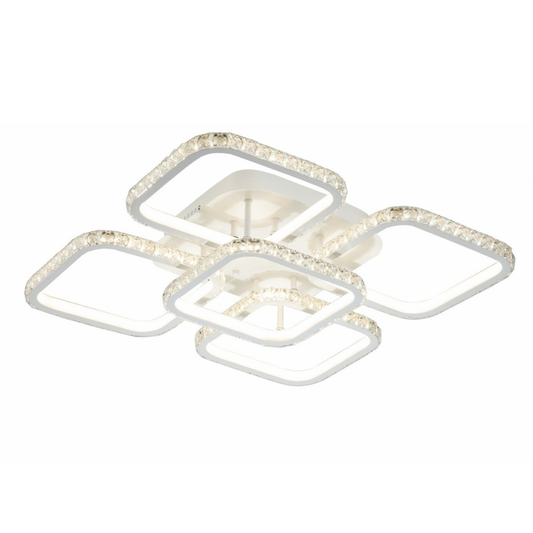 Lámpara LED Cuadrada Techo Salón DIAMANT | Blanco CCT