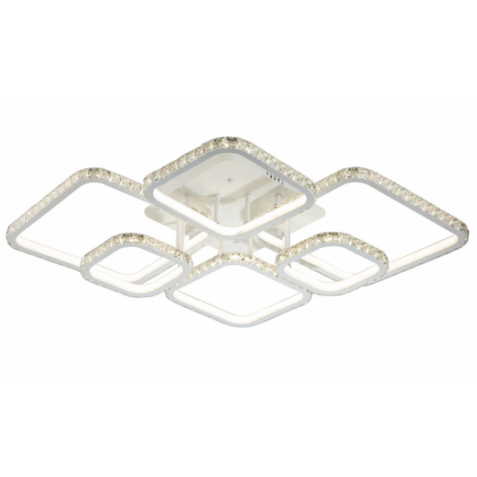Lámpara LED Cuadrada Techo Salón DIAMANT | Blanco CCT