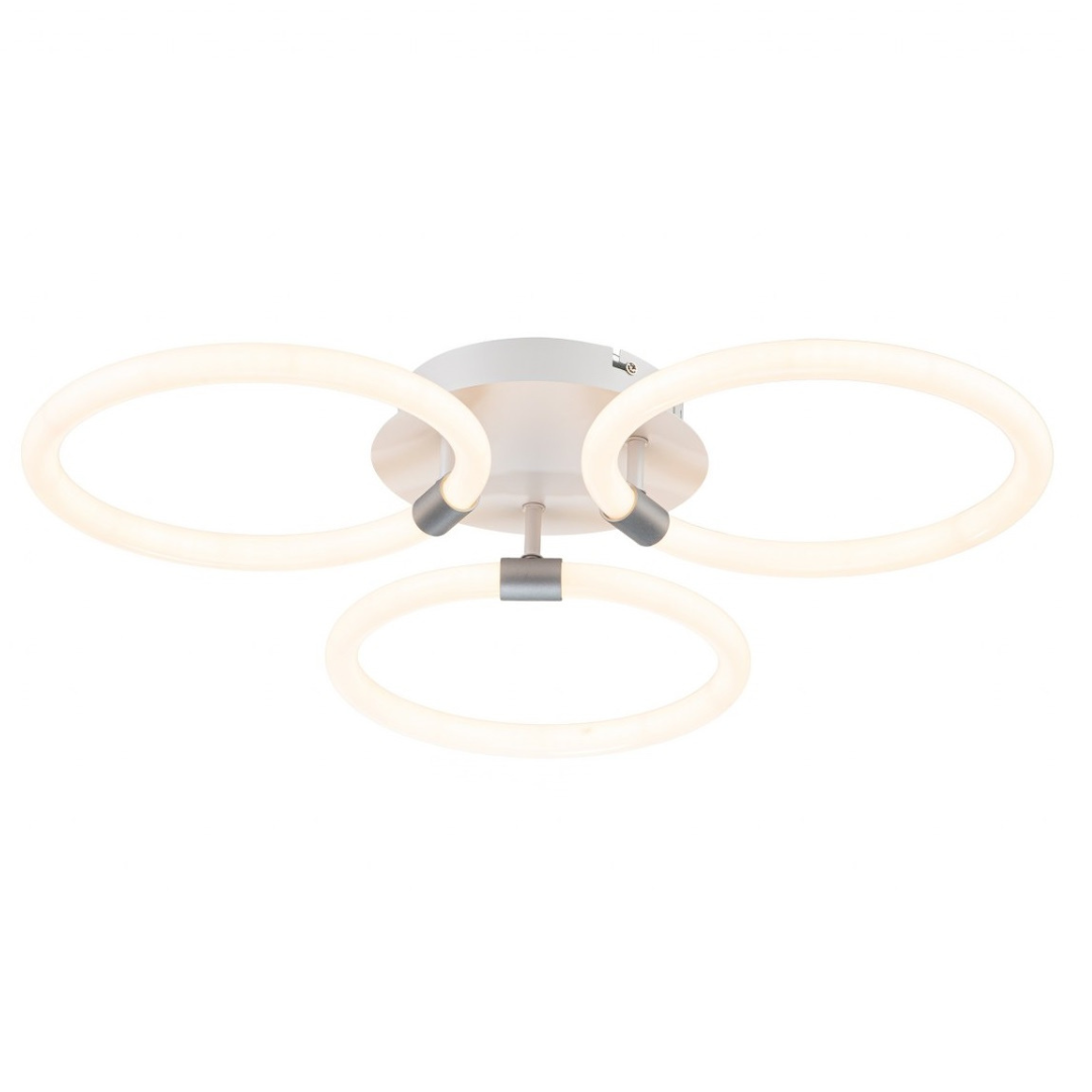 Lámpara LED Aros Circular Salón TRINITY RINGS | Blanco CCT