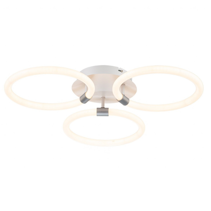 Lámpara LED Aros Circular Salón TRINITY RINGS | Blanco CCT