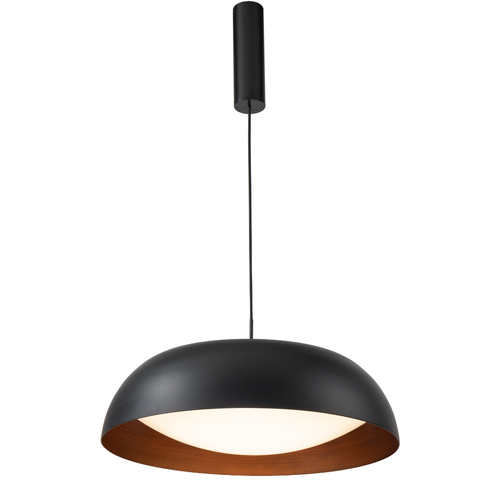 Lámpara Colgante LED Campana Comedor SEMIS | Negra CCT Atenuable