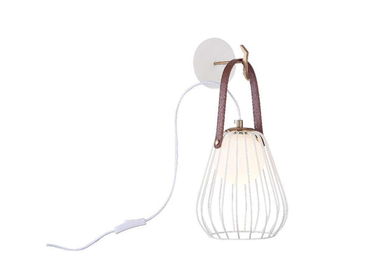 Lampara mixta de alpique  color blanco BALDI LP5001-1W-P