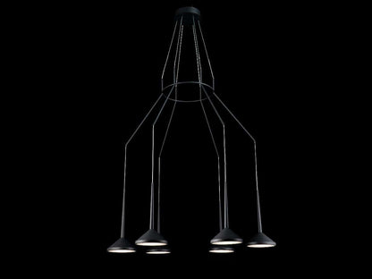 Lámpara colgante MAR LP5013-6P