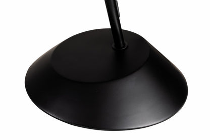 Lampara Pie Para Salon Regulable Negro