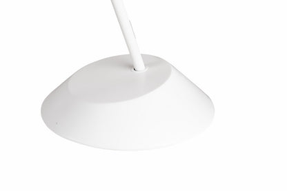 Lampara Pie Para Salon Regulable Blanco