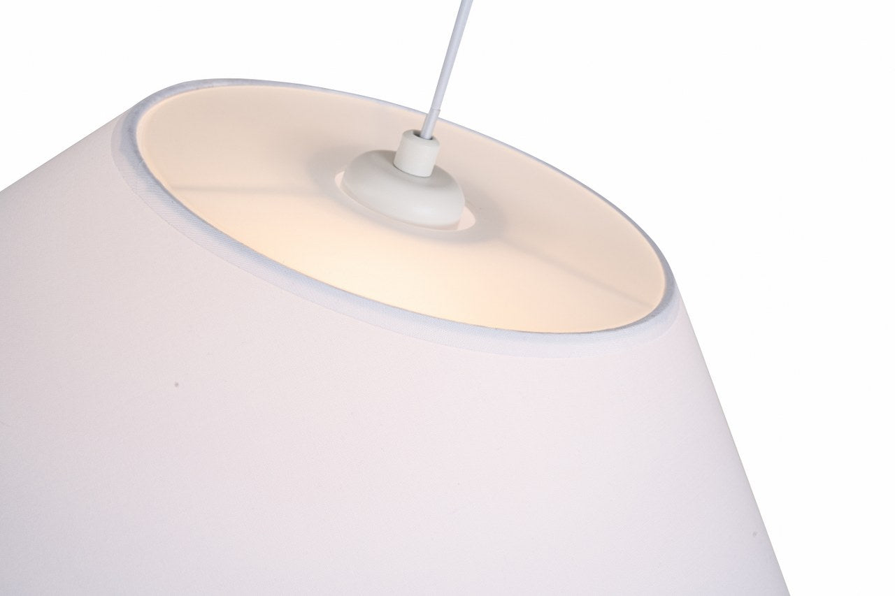 Lampara Pie Para Salon Regulable Blanco