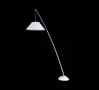 Lampara Pie Para Salon Regulable Blanco